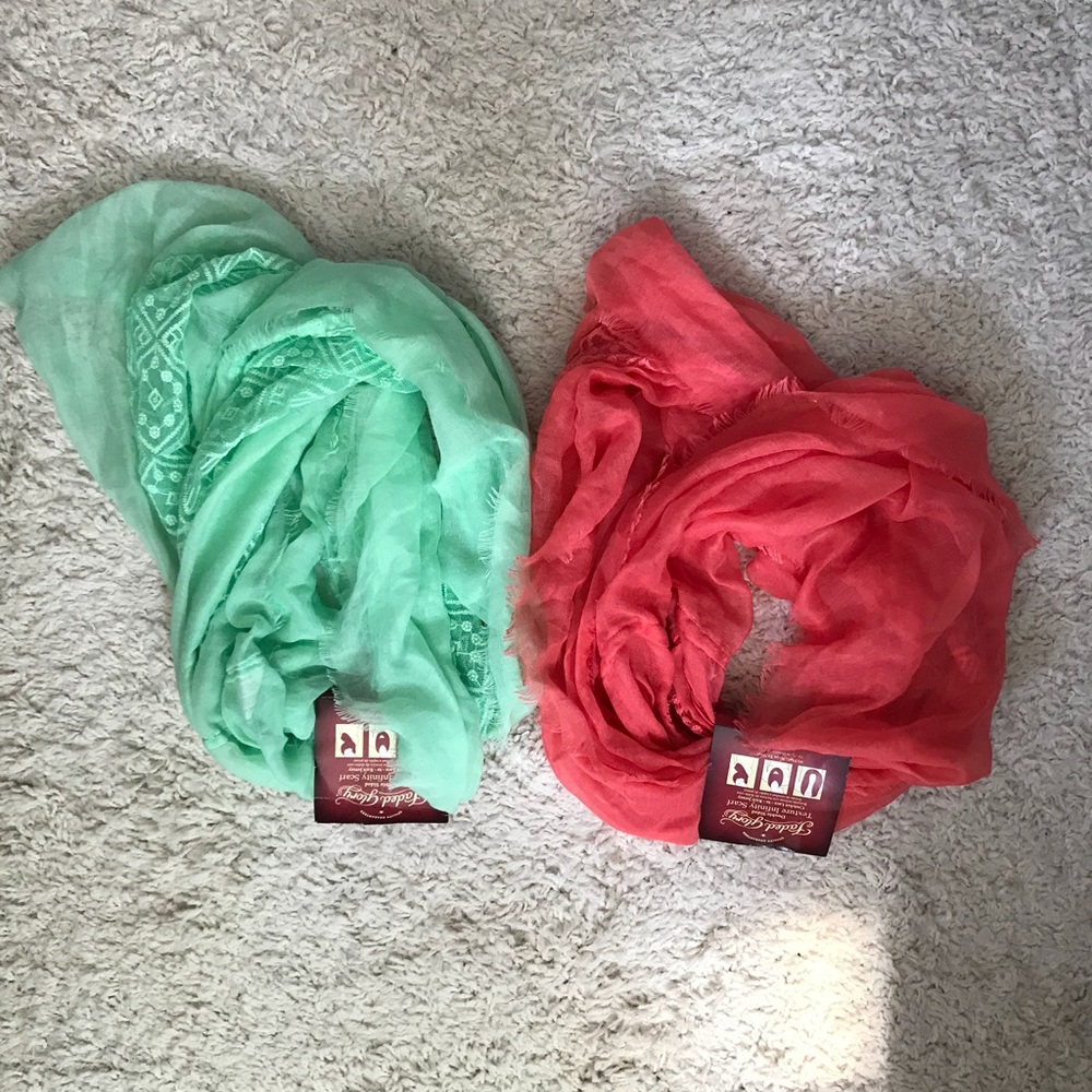 Textured scarves
